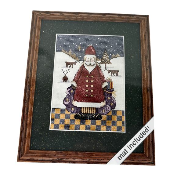 Lot of 4 Christmas Counted Cross Stitch Kits Santa Snowman Oranament New - Picture 14 of 15